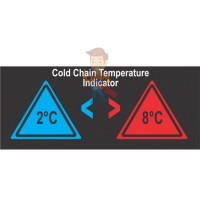 Термоиндикаторные наклейки Reatec - Термоиндикатор для контроля холодовой цепи Hallcrest Temprite