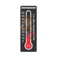 Термоиндикаторная наклейка Hallcrest GO/NO GO, 43°С - Термоиндикатор-термометр многоразовый Hallcrest Thermindex