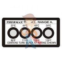 Термоиндикатор обратимый «Горячо» Hallcrest Numerical - Термоиндикаторная наклейка Thermax 4