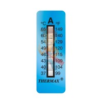 Термоиндикаторная наклейка Hallcrest GO/NO GO, 43°С - Термоиндикаторная наклейка Thermax 8