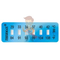 Наклейка-термометр для комнат и помещений Hallcrest Room - Термоиндикаторная наклейка Thermax Strip 6