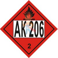 Знак опасности АК 405 - Знак опасности АК 206