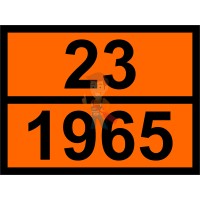 Знак опасности АК 901 - Знак ООН 23/1965