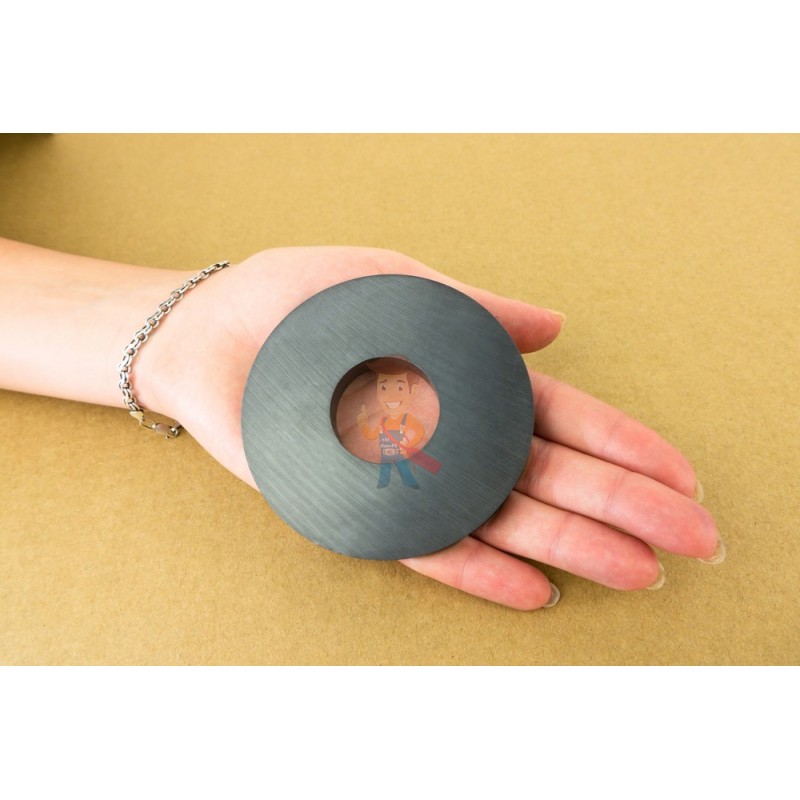 Ферритовый магнит кольцо 86х32х10 мм, Y35 - фото 3