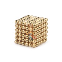 Forceberg Cube - куб из магнитных шариков 5 мм, зеленый, 216 элементов - Forceberg Cube - куб из магнитных шариков 5 мм, золотой, 216 элементов
