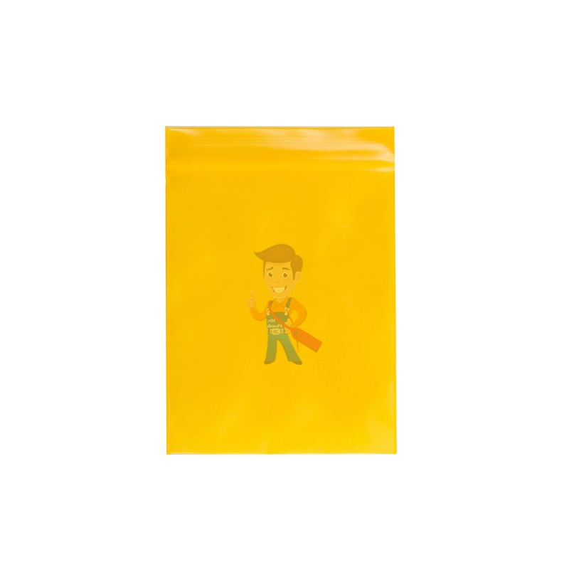 Упаковочные цветные зип пакеты Forceberg HOME & DIY с замком zip-lock 6х7 см, желтый, 50 шт - фото 2