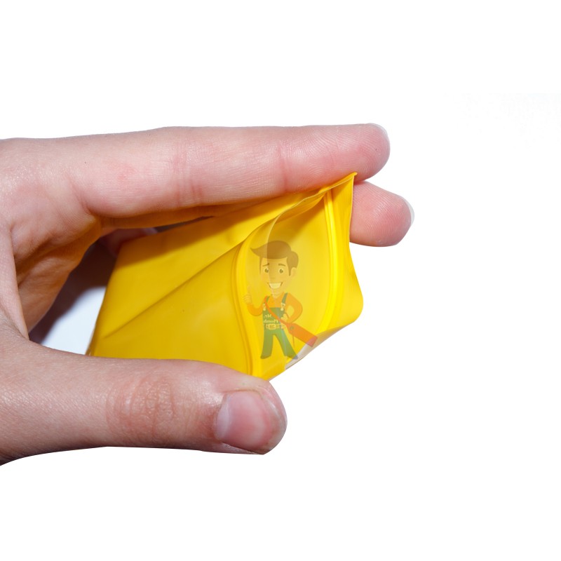 Упаковочные цветные зип пакеты Forceberg HOME & DIY с замком zip-lock 6х7 см, желтый, 50 шт - фото 3