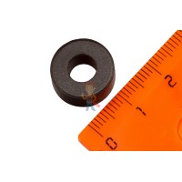 Ферритовый магнит диск 30х3 мм с клеевым слоем, 4 шт, Forceberg - Ферритовый магнит кольцо 14.9х6.3х7.2 мм