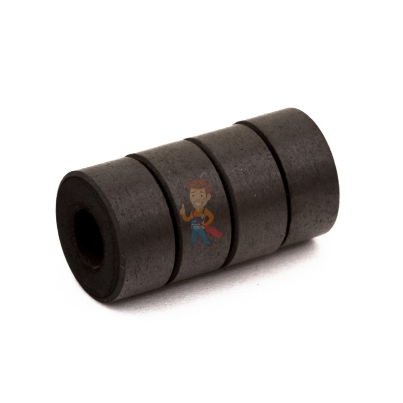 Ферритовый магнит кольцо 14.9х6.3х7.2 мм - фото 3