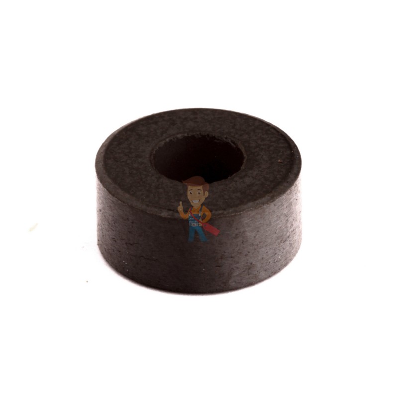 Ферритовый магнит кольцо 14.9х6.3х7.2 мм - фото 2