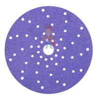 Круг абразивный, полировальный, Р1500, 150 мм - Круг абразивный c мультипылеотводом Purple+, 80+, Cubitron™ Hookit™ 737U, 150 мм