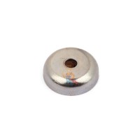 Ферритовый магнит диск 25х3 мм с клеевым слоем - Ферритовое магнитное крепление с отверстием А20