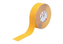 Лента противоскользящая средней зернистости, универсальная, желтая,  50,8 мм x 18,3 м