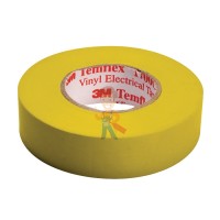 Набор изолент TEMFLEX 1300 универсальная желто-зелёная, рулон 15мм x 10м 10 шт. - ПВХ изолента универсальная, желтая, 19 мм x 20 м