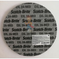 Шлифовальный круг Scotch-Brite™ Clean and Strip CG-DС, S XCS, голубой, 150 мм х 13 мм, 61122 - Шлифовальный круг Scotch-Brite™ XL-UW, 2A MED, 150 мм х 6 мм х 13 мм, 17498