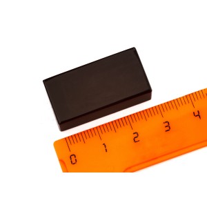 Неодимовый магнит прямоугольник 30х15х10 мм, черный, N45SH