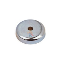 Ферритовый магнит диск 15х4 мм - Ферритовое магнитное крепление с отверстием А32