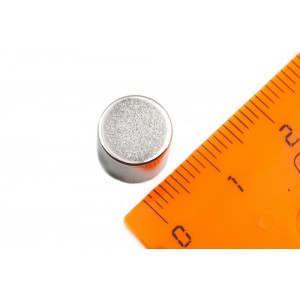 Неодимовый магнит диск 10х8,3 мм, N35