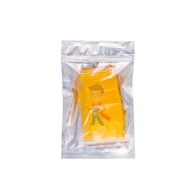 Упаковочные цветные зип пакеты Forceberg HOME & DIY с замком zip-lock 6х7 см, желтый, 50 шт - фото 6