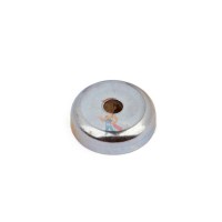 Ферритовый магнит диск 15х3 мм с клеевым слоем - Ферритовое магнитное крепление с отверстием А25